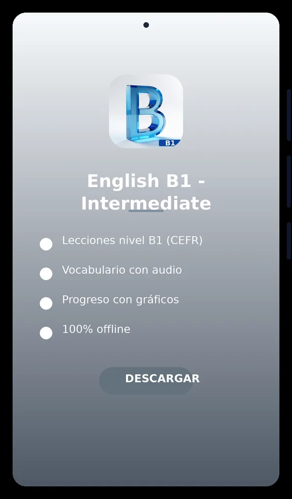 English B1 — Intermediate mockup