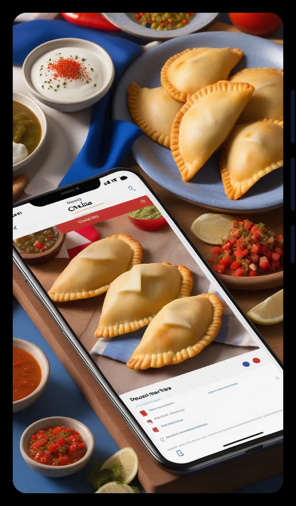 Sabores de Chile mockup